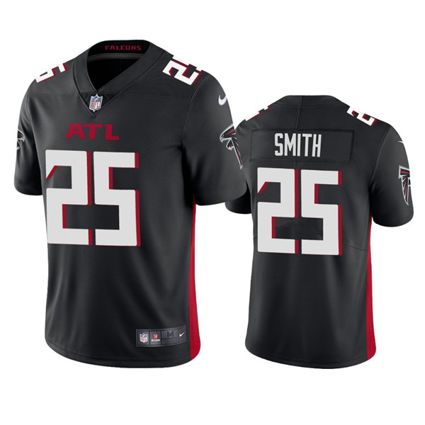 Men's Atlanta Falcons #25 Ito Smith New Black NFL Stitched NFL Jersey